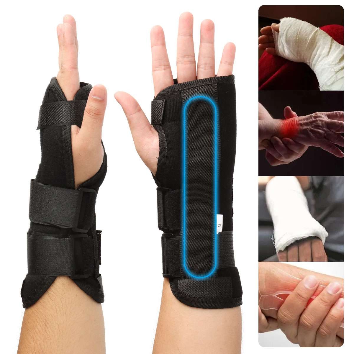 Wrist Hand Support Brace Compression Splint Carpal Tunnel Sprain Arthritis Gym