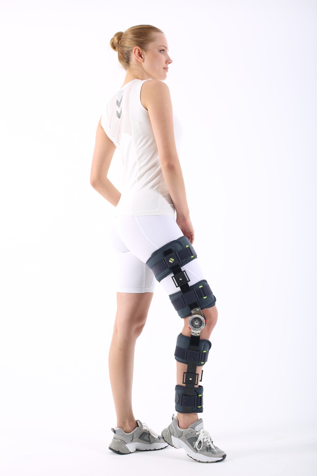 SUPPORTLİNE Adjustable Angle Knee Brace Hinged Support for Injury Surgery &Rehab