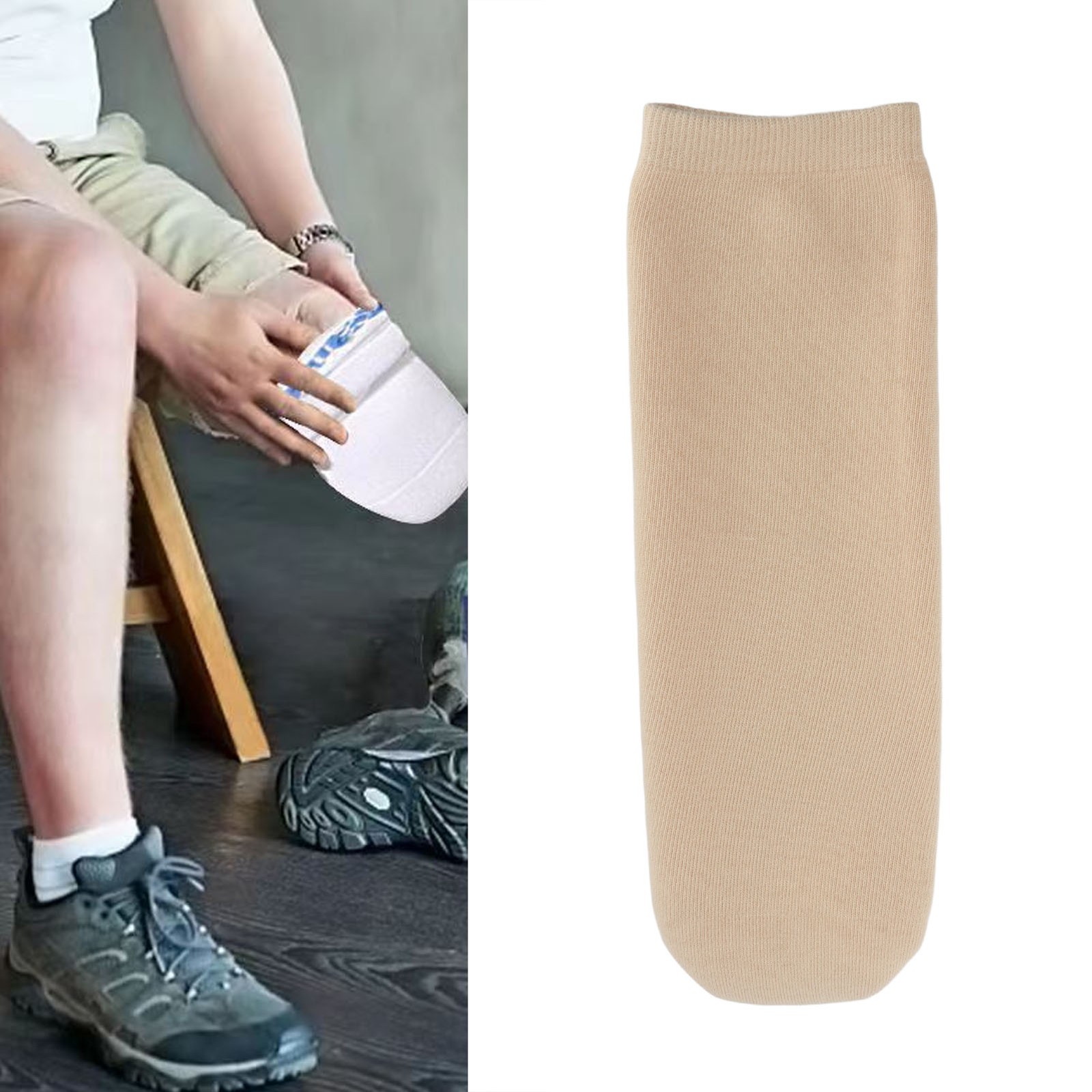 Prosthetic Stump Shrinker Below Knee High Elasticity Thickened Gel Prosthetic