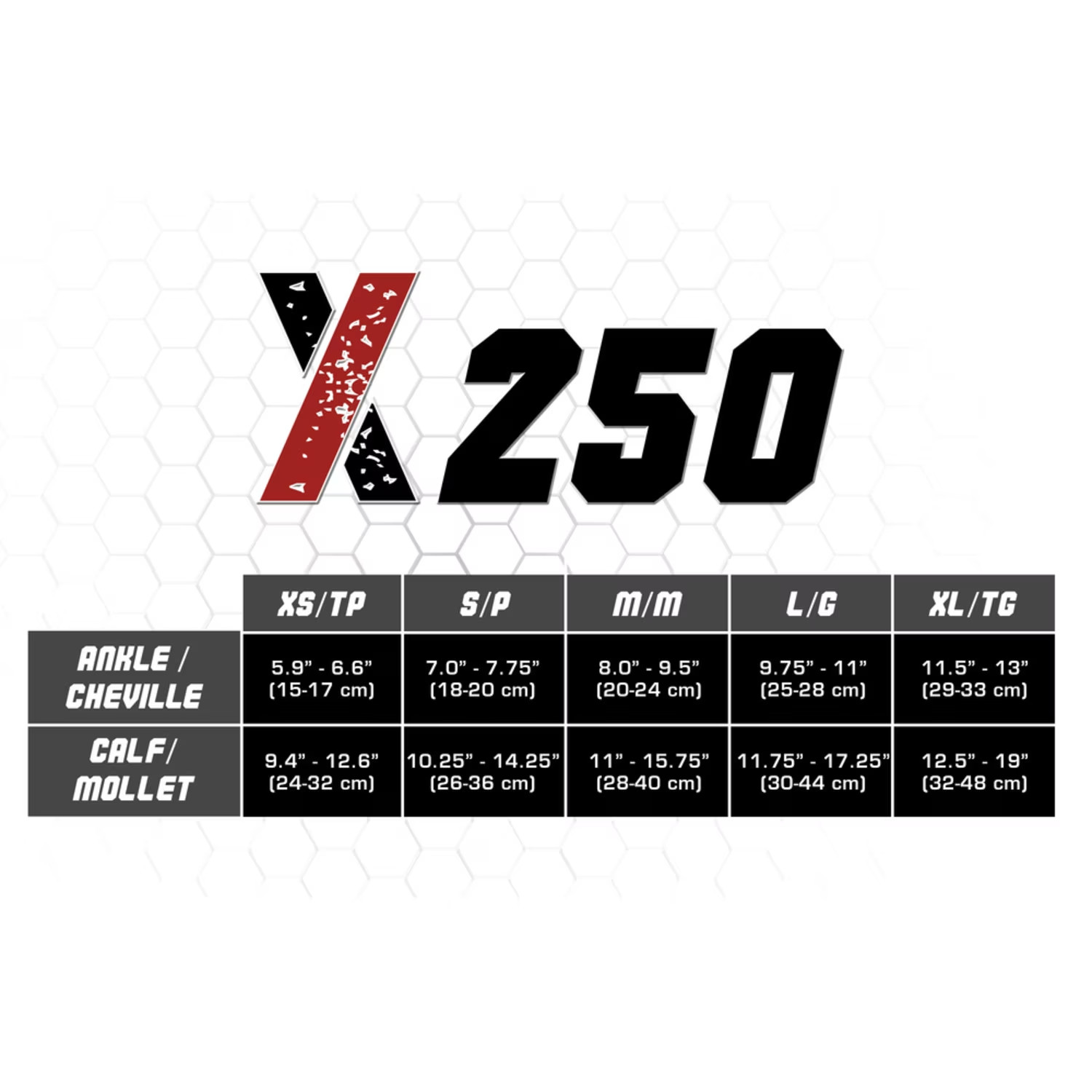 CHAMPION CSX X250 CALF SLEEVE 15-20 COMPRESSION MEN / WOMEN UNISEX Size & Color