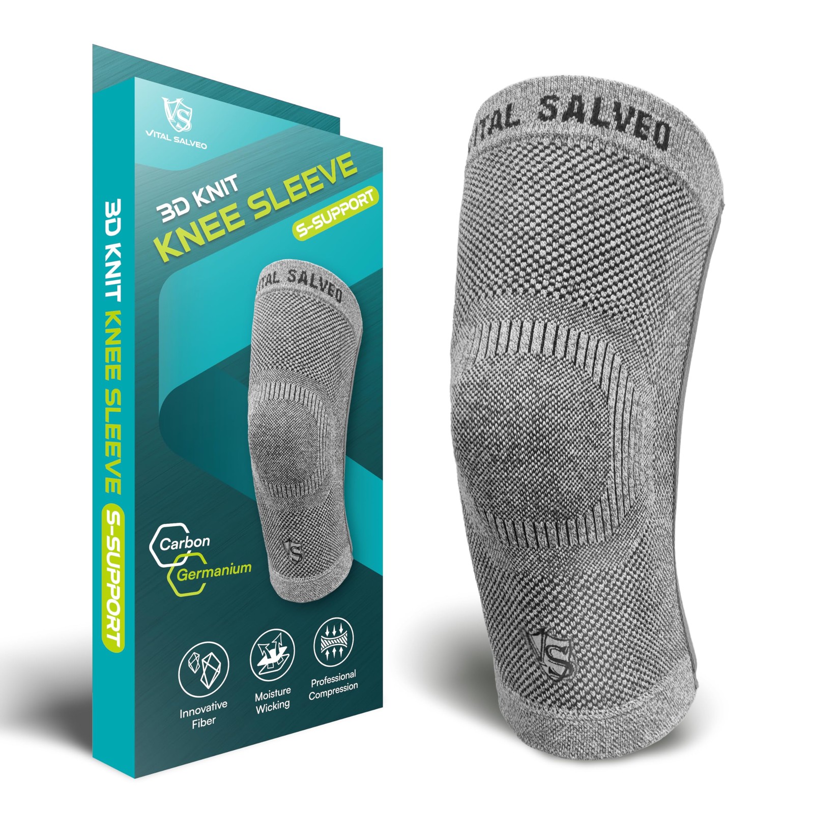 Vital Salveo S-Support 3D Bio-Dynamic Recovery Medium (Pack of 1), Light Grey