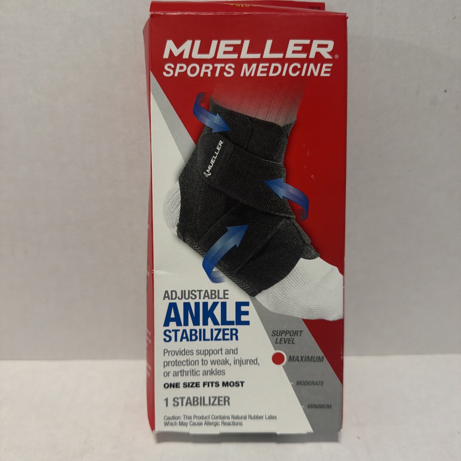 Mueller Adjust Ankle Stabilizer Maximum Support Criss-cross strapping Black T5