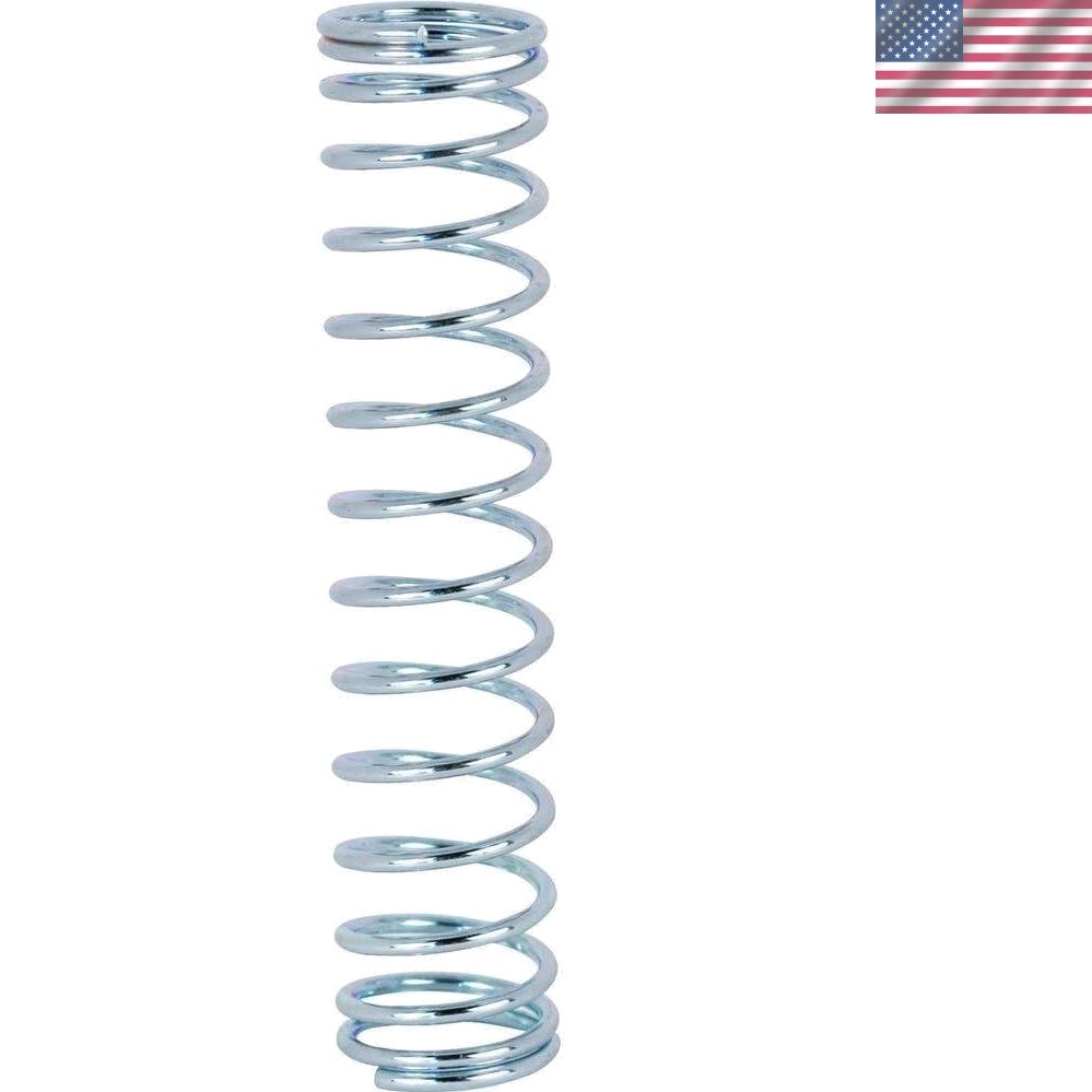 Versatile Nickel-Plated Compression Springs | 7/8 In x 4 In, 24.8 lbs Safe Load