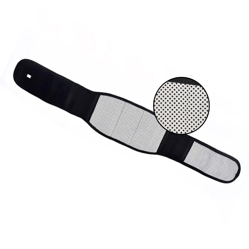 Magnetic Self Heating Back Support Brace Lumbar Lower Waist Belt Pain Relief Men