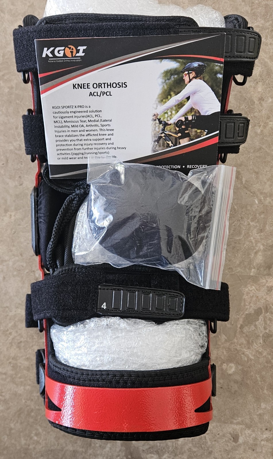 Knee Brace for Acl/Ligament/Sports Injuries/Arthritis (OA)Knee Joint Pain SIZE13