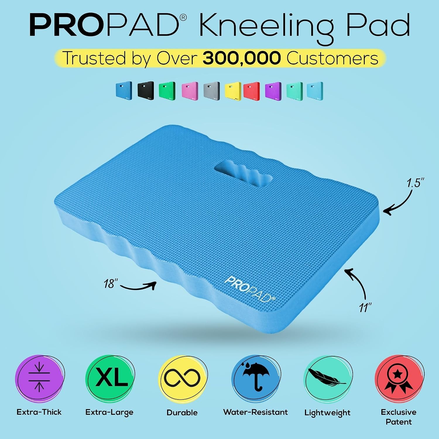 Versatile Extra Thick Kneeling Pad, Ideal for Exercise and Home Installations