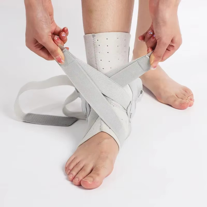 Ankle Brace-Stirrup Ankle Splint- Adjustable Rigid Stabilizer for Sprains Tendon
