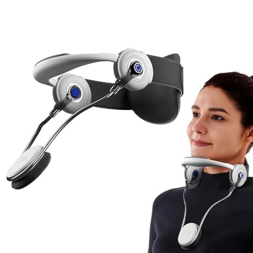 Adjustable Neck Brace with Rotatable Head Support for Neck Support