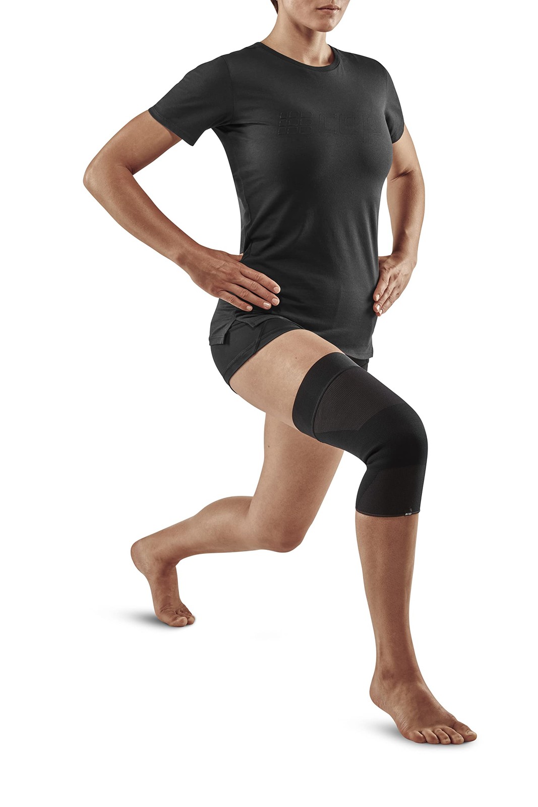 Mid Support Knee Sleeve, Black, Unisex, M