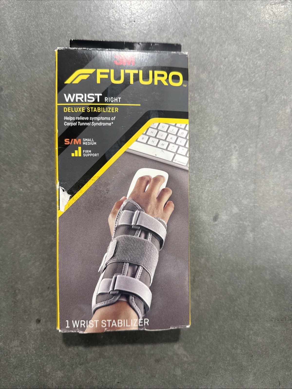 Deluxe Wrist Stabilizer Right Hand, S/M Open Box