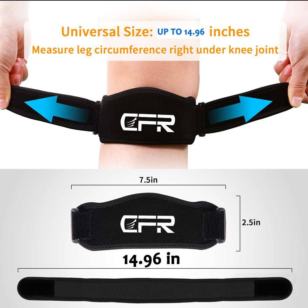 Knee Support Compression Patella Stabilizer Strap Brace Men Women Running Sports