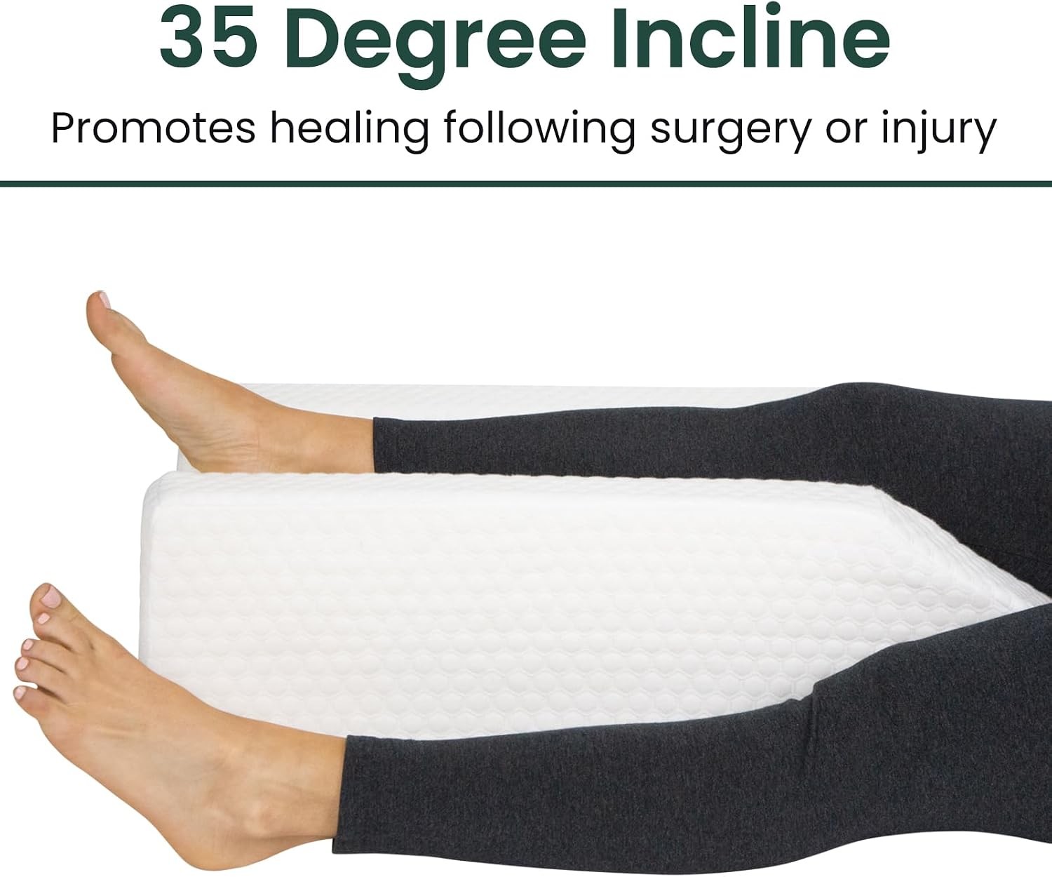 Leg Elevation Pillow- Leg Wedge for Knee Swelling Elevation After Surgery Must