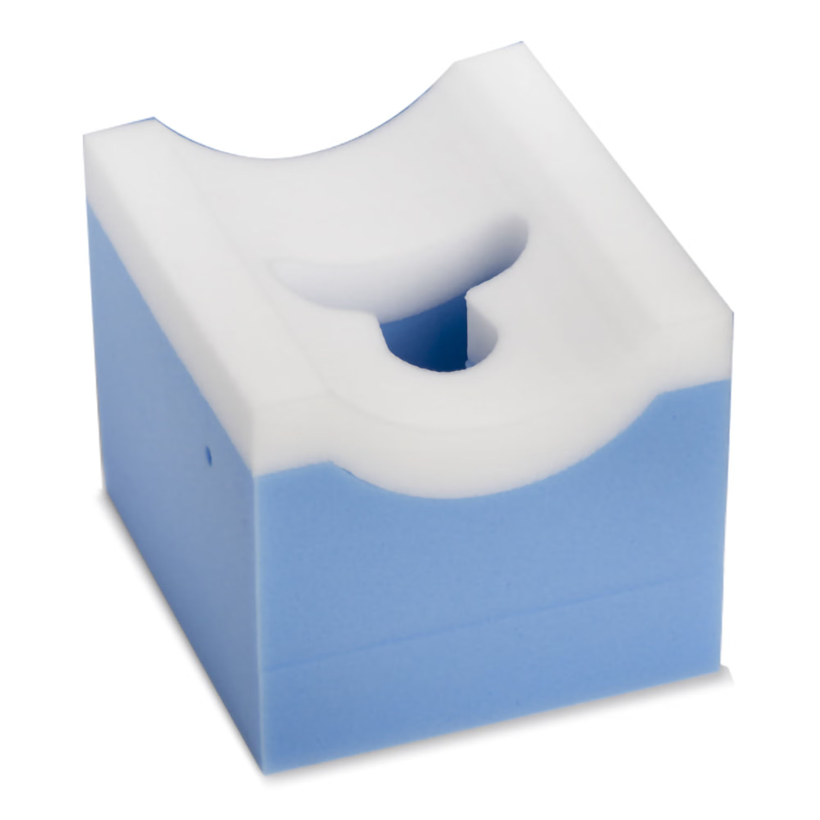 GentleTouch Head Positioner Blue / White Foam Bed Accessories 1937DZ – 12 Ct