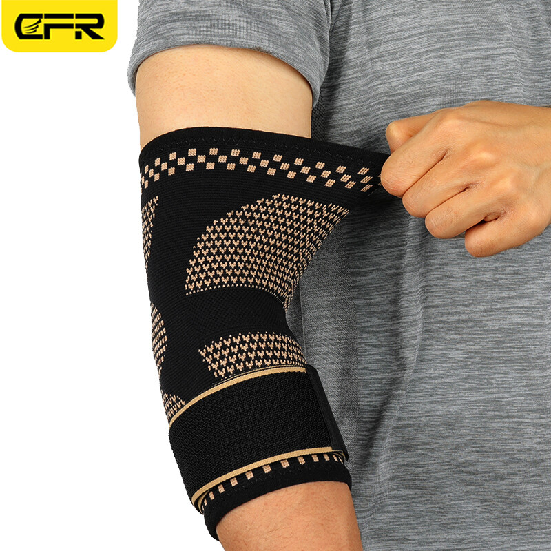 Copper Elbow Support Compression Arm Sleeve Brace Wrap Arthritis Tendonitis Pain