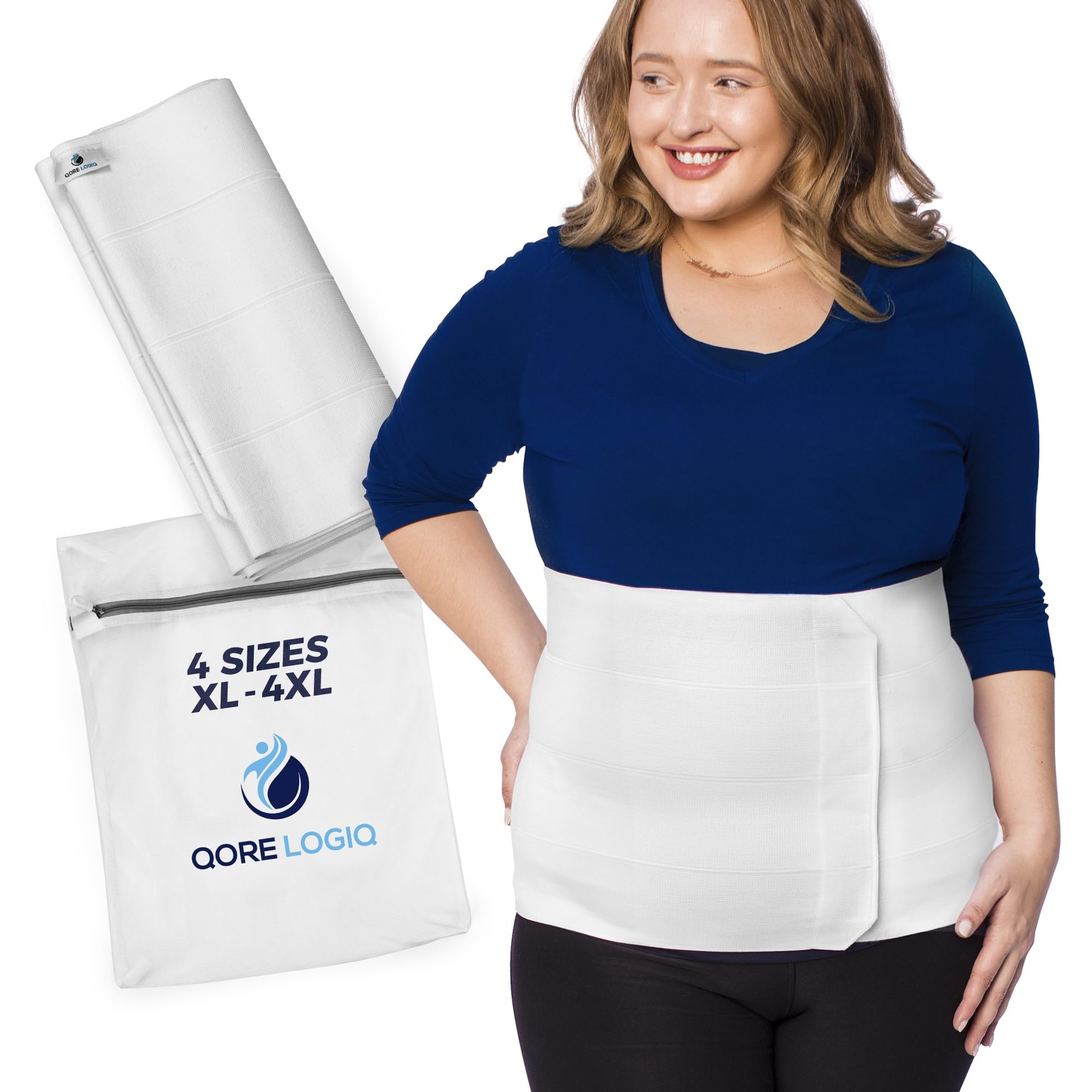 Plus Size Abdominal Binder Post Surgery Tummy Tuck Stomach Binder & Postpartu…