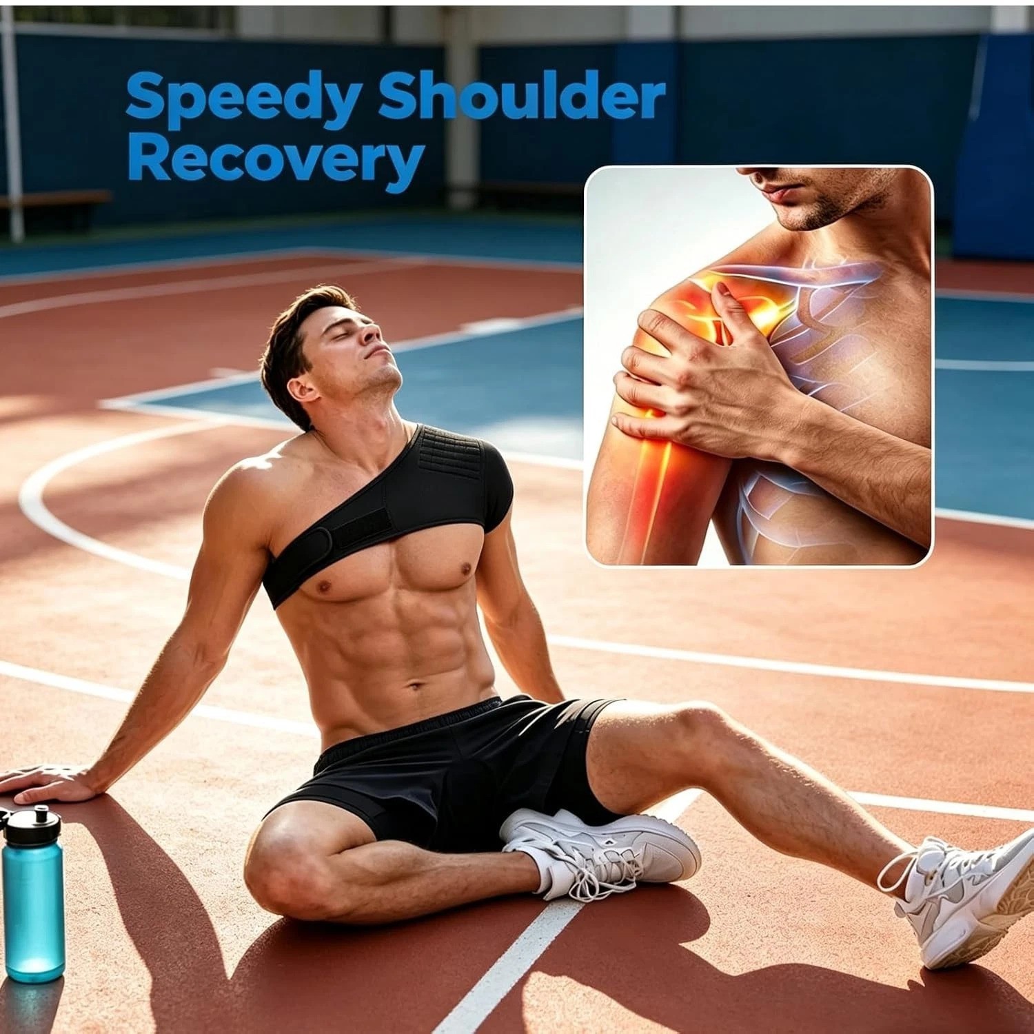 Shoulder Brace, Rotator Cuff Support Brace and Arm Sling for Pain Relief