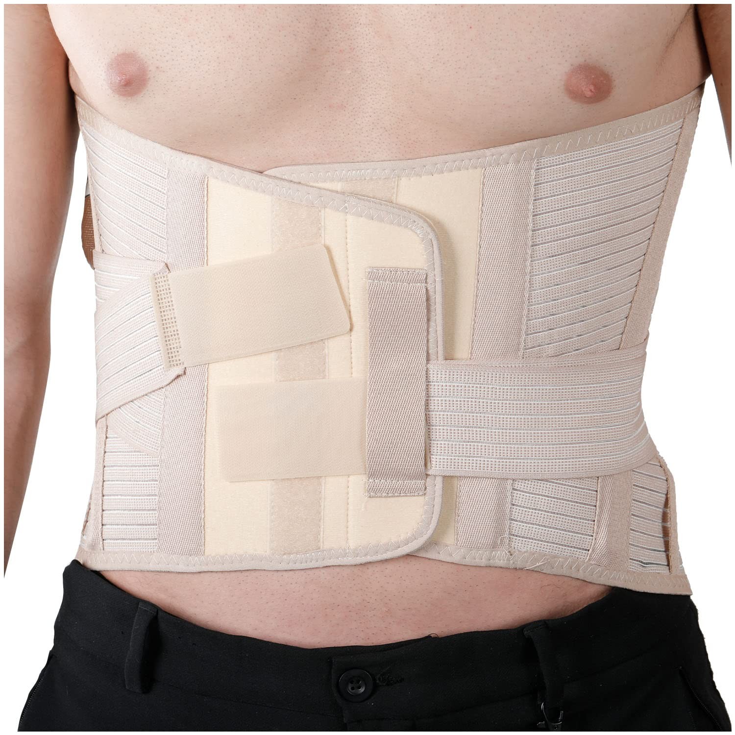 Armor Adult Universal Lower Back Compression Brace for Lumbar One Size, Tan