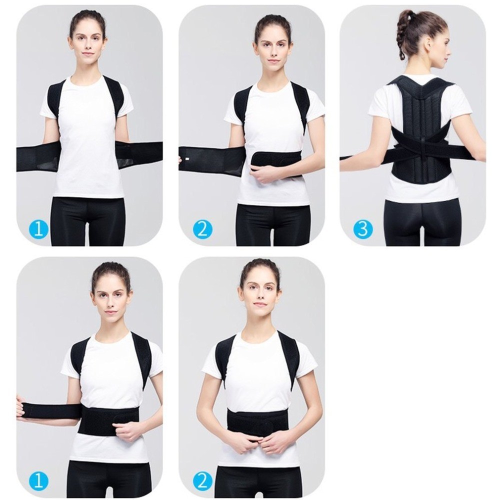 Adjustable Spine Posture Corrector Back Support Brace for Posture