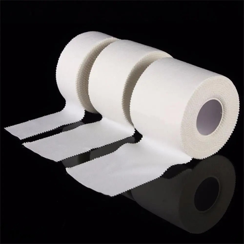 Medical Adhesive Sport Tape Cotton Athletic Strapping Physio Muscle Support Roll