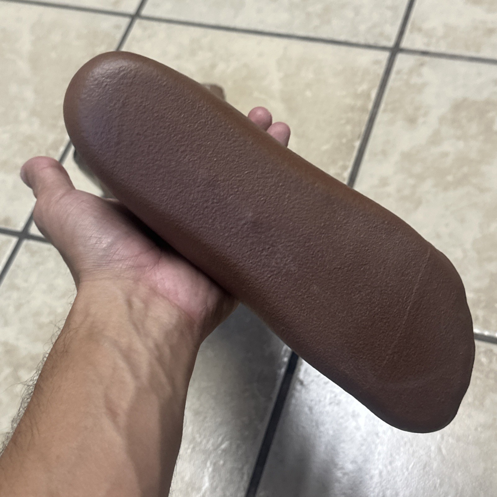 Vintage Prosthetic Leg Right Above Knee Melanated Dark Skin Rubber Carbon Fiber
