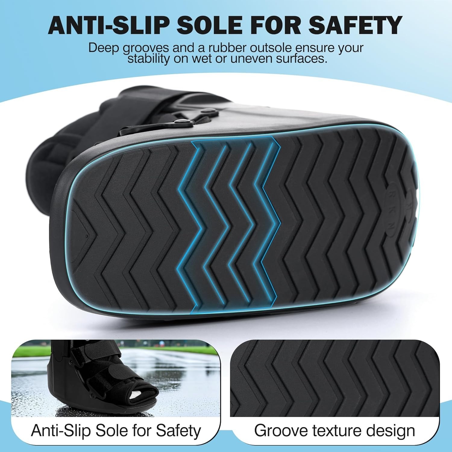 Honarry Walking Boot for Broken Foot & Injuries for Ankle/Foot Recovery Large