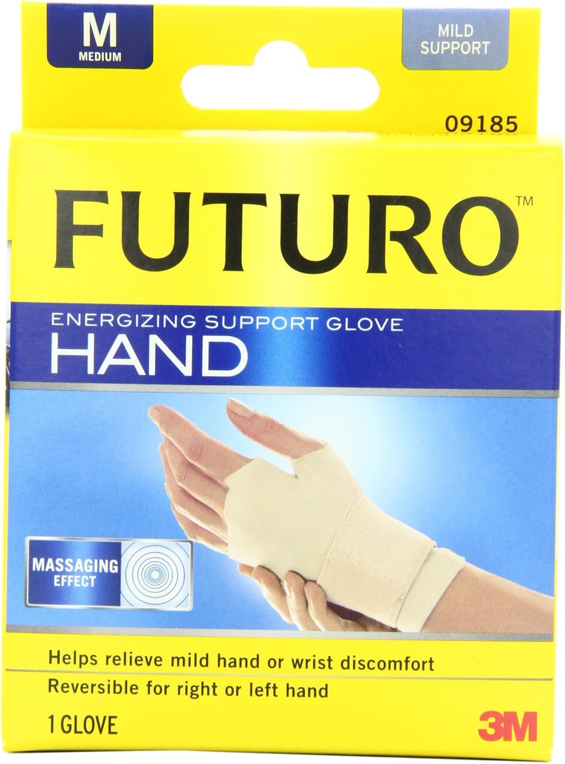Futuro Energizing Support Glove HAND Medium massaging effect