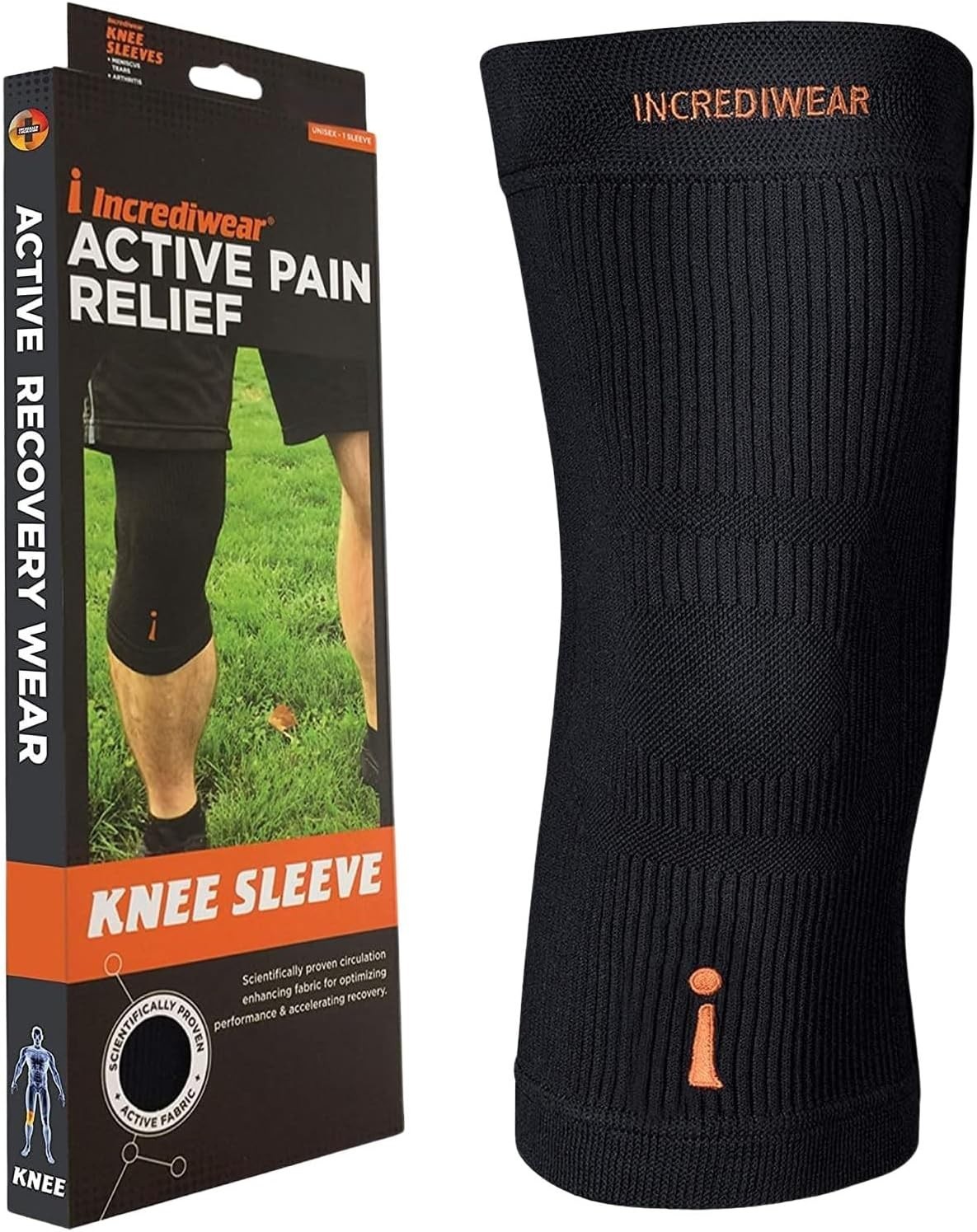 Knee Sleeve for Pain Relief, Swelling Reduction & Enhanced Blood Circulation