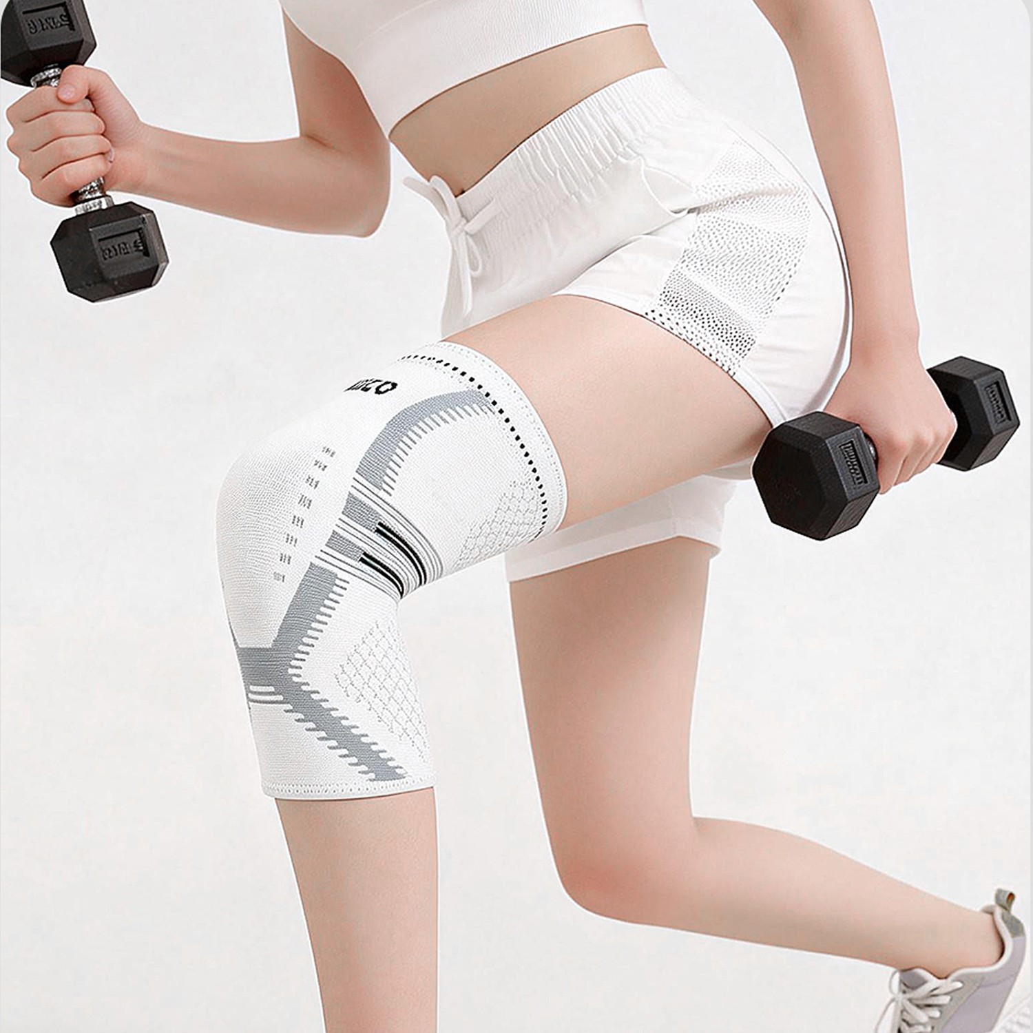 Knee Braces for Women Men Knee Pain Relief, Knee Support with Non-Slip Silicone