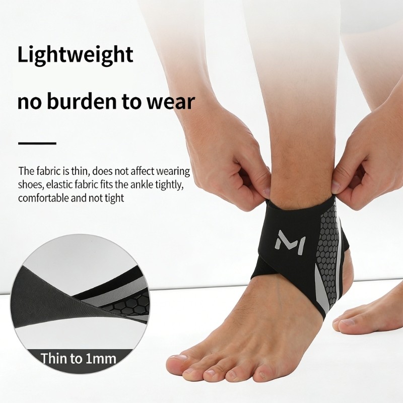 Comfortable Ankle Protectors Secures Fit Design Spandex Texture for Sport