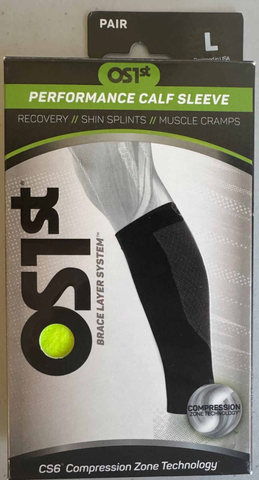OS1st Performance Calf Sleeve (Pair / Size L)