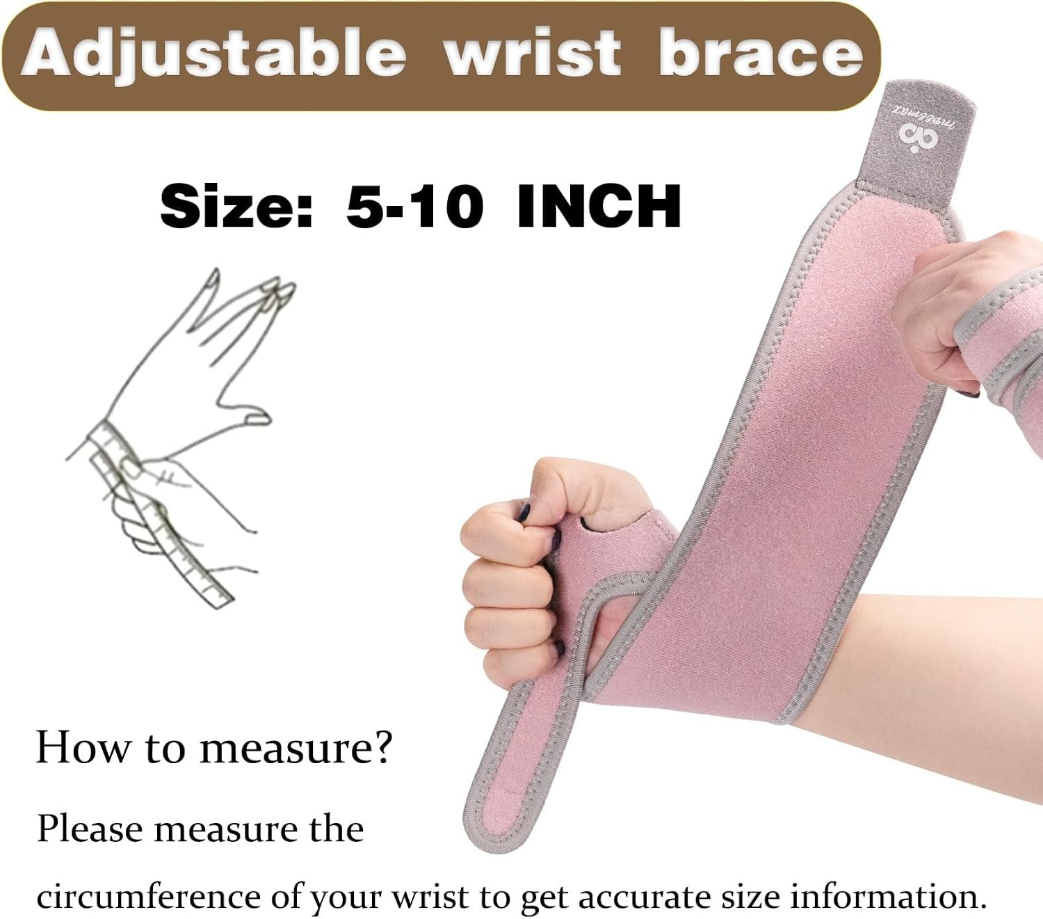 2-Pack Compression Wraps for Wrist Pain Relief – Adjustable & Breathable