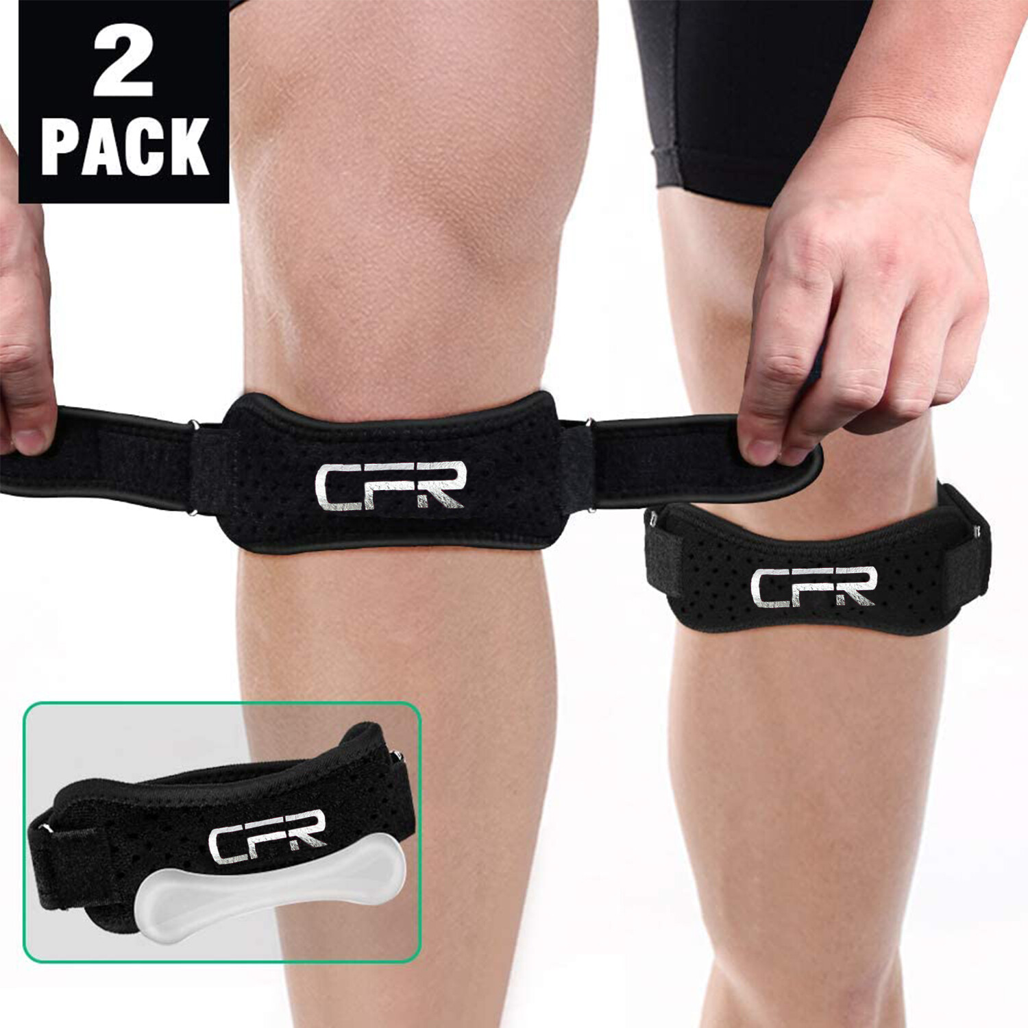 Knee Support Brace Patella Stabilizer Strap Arthritis Tendon Pain Relief Sport