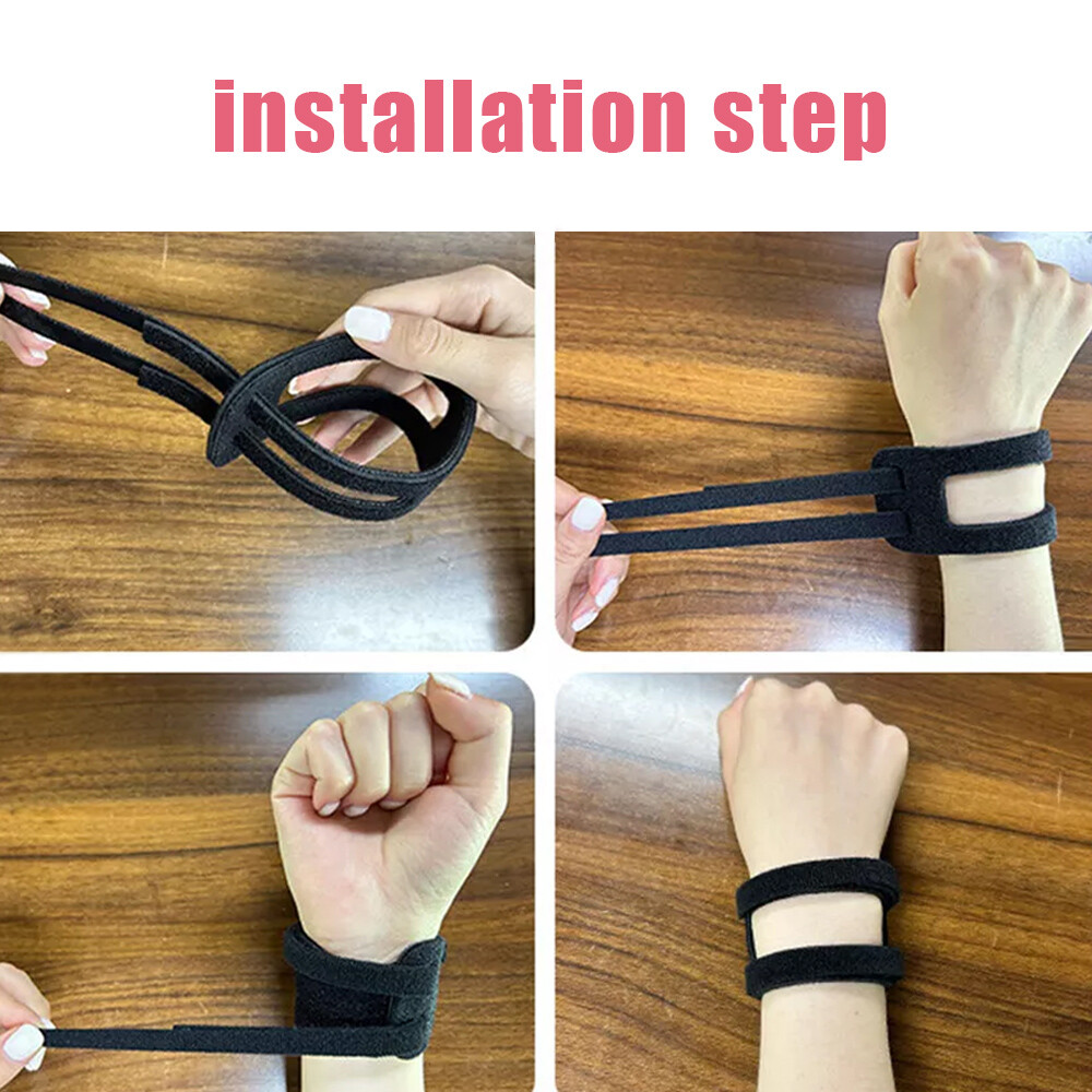 10X Sprain Protection Sports Yoga Ulnar Fix Wrist Band Brace TFCC Tear Pain Kits
