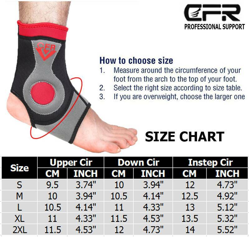 Ankle Support Arch Compression Wrap Strap Brace Plantar Fasciitis Pain Relief B