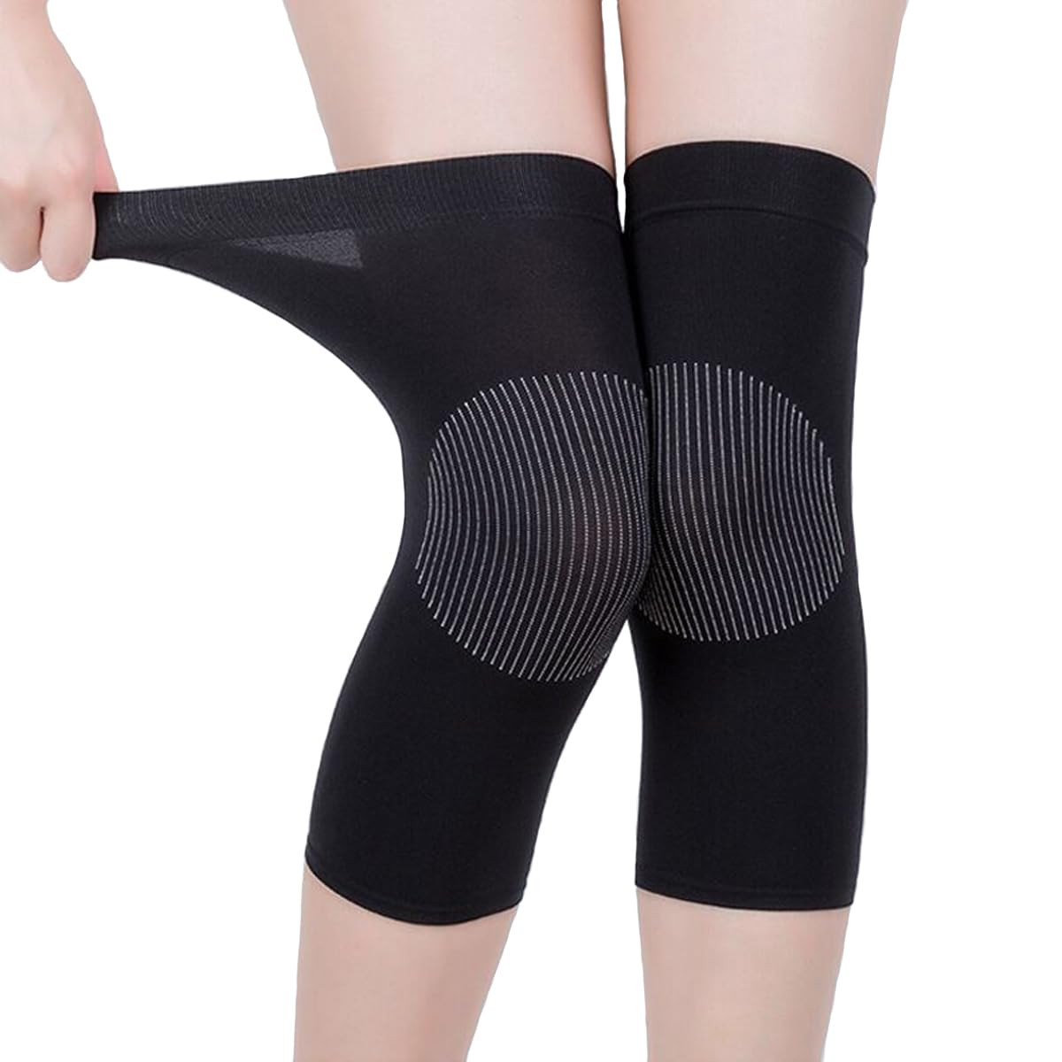 1 Pair Knee Sleeves for Women & Men, Lightweight Thin Knee Sleeves, Knee Warmers