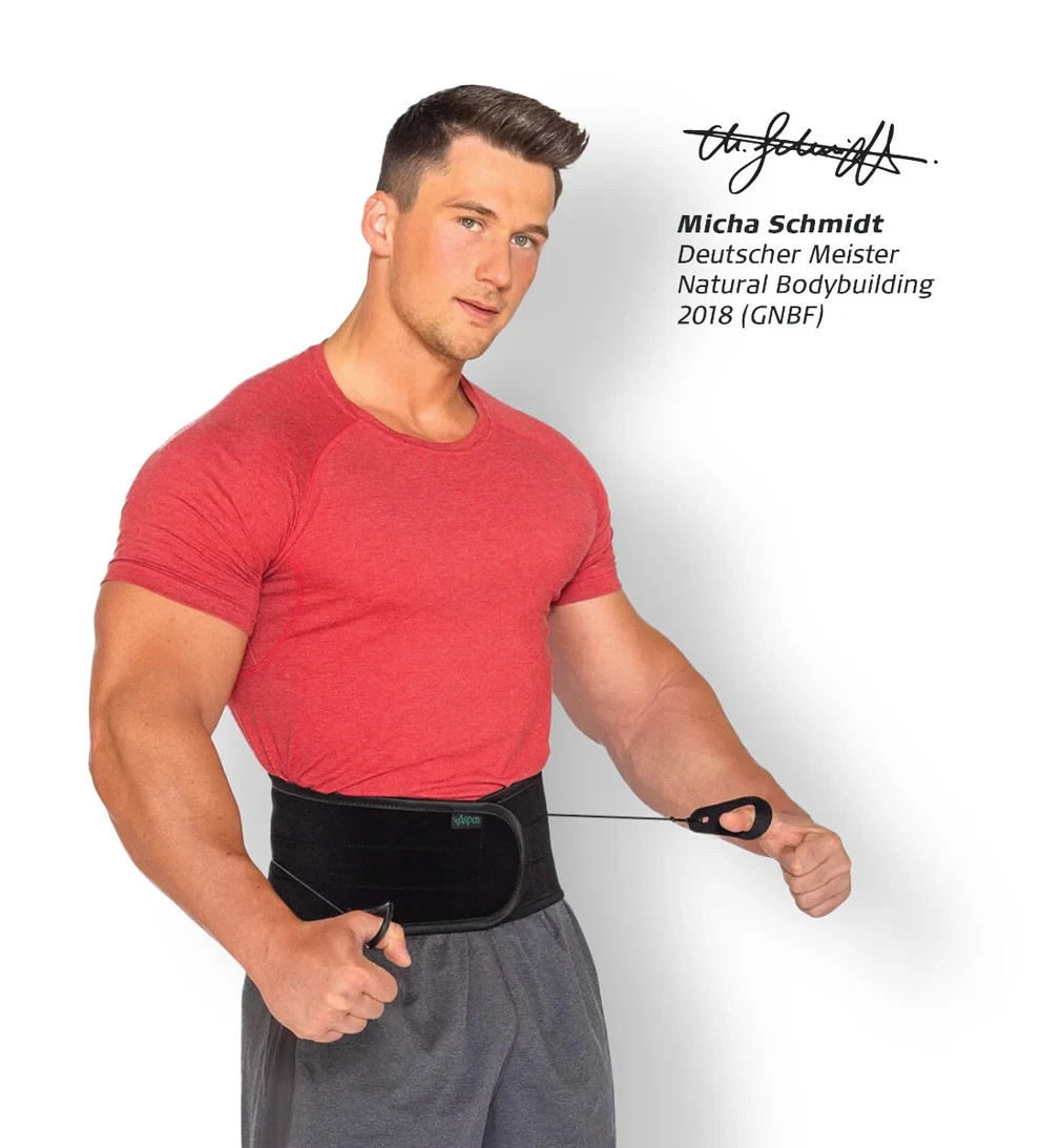 Aspen Medical Lumbar Support Back Brace Medium – Pain Relief & Compression Belt