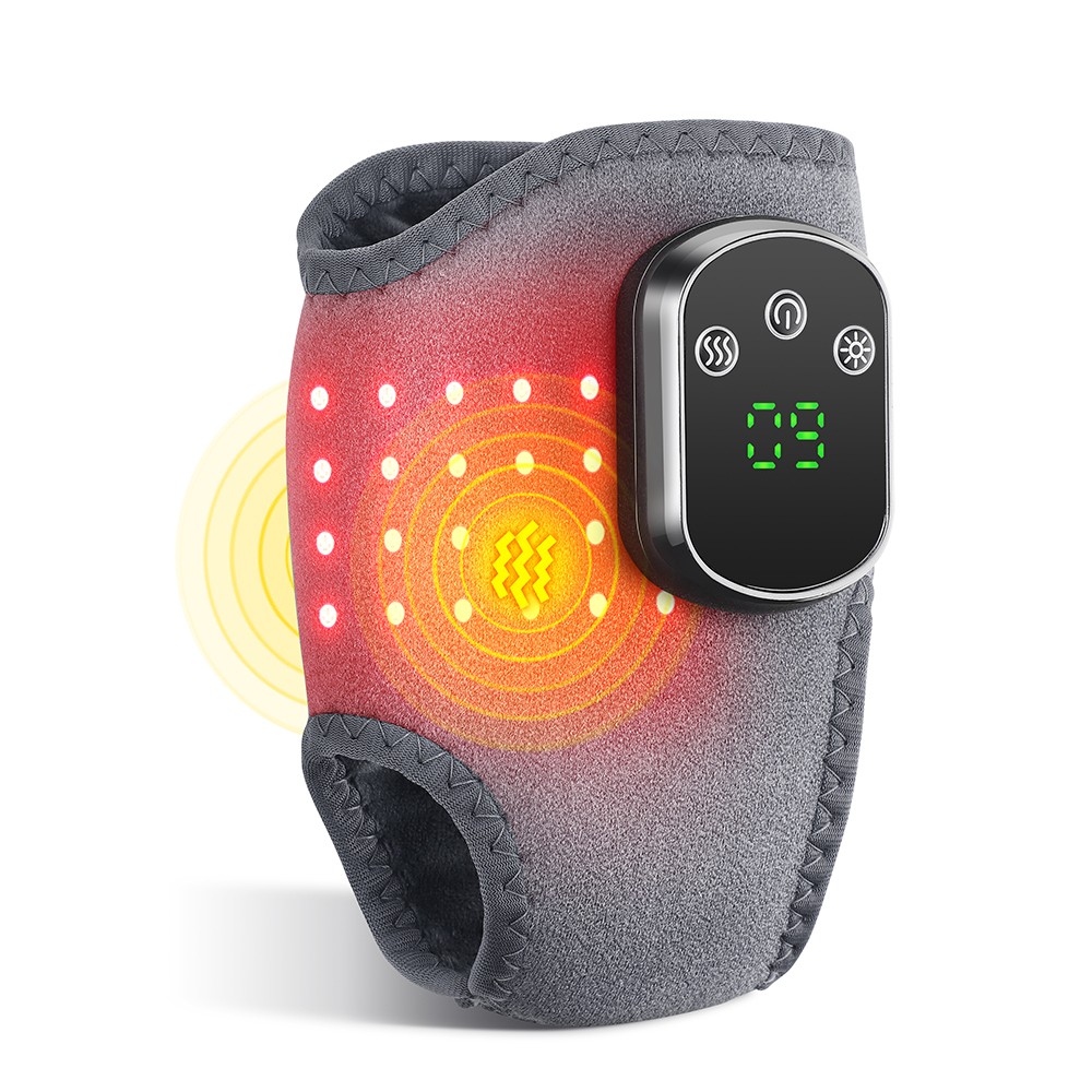 5 Modes Red Light Therapy for Ankle Massager Heat Pad 660nm&600nm Therapy Wrap