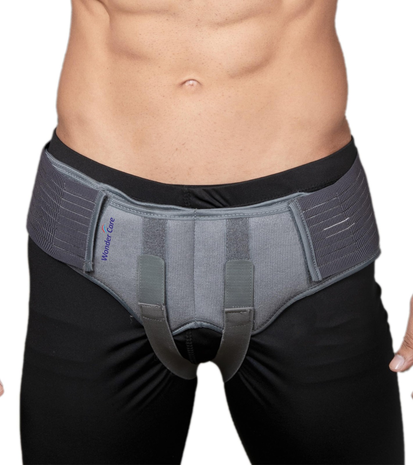 Wonder Care Grey Inguinal Hernia Support Truss brace for Single/Double Inguinal