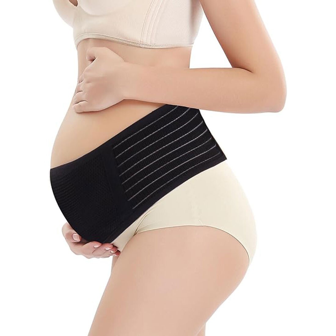 Women Maternity Belly Belt Waist Abdomen Support Bump Band Back Brace Protector