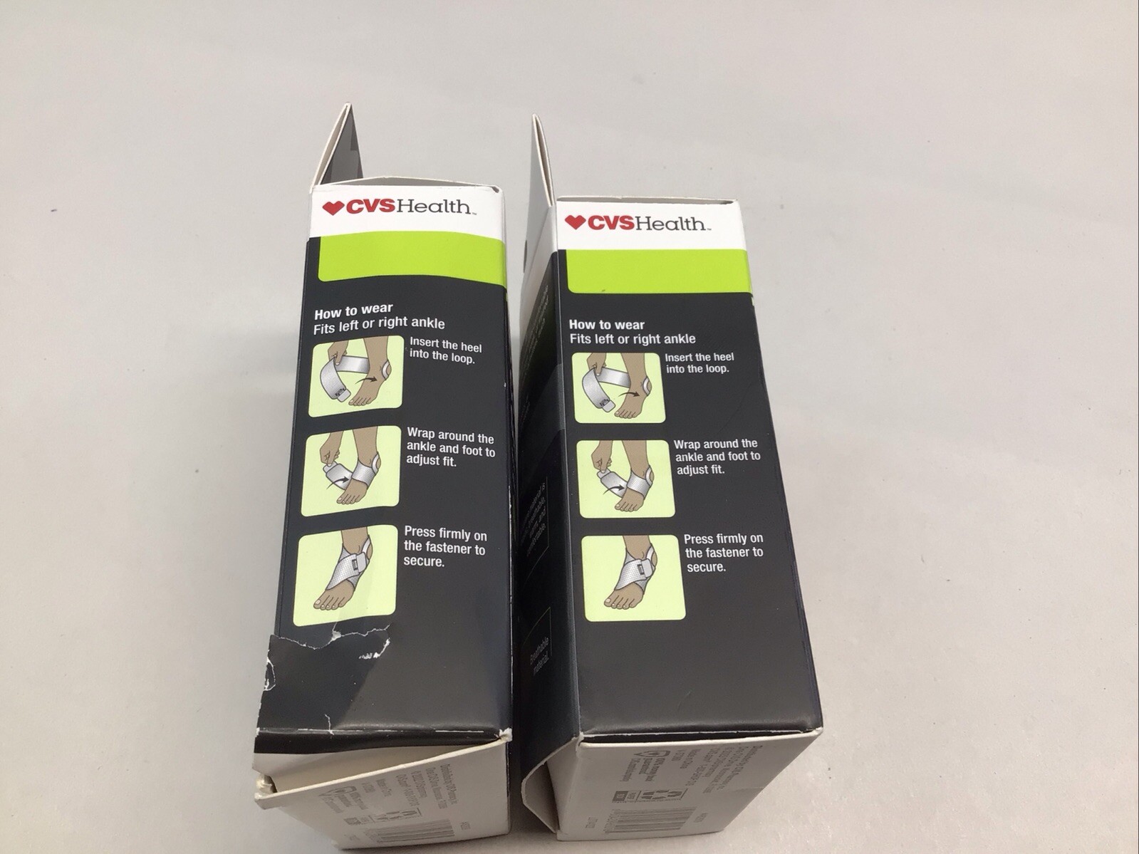 CVS Health Ankle Moderate Support Comfort Compression Support One Size 2 Pack