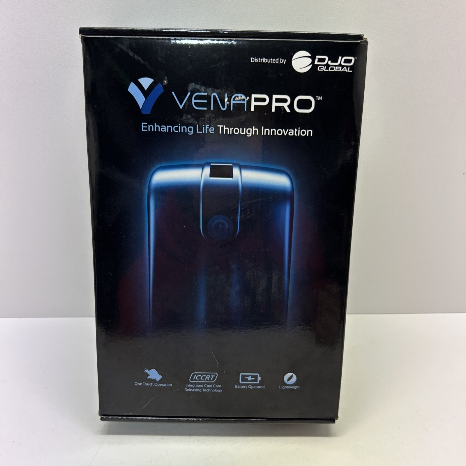 DJO Venapro Vascular Therapy Dual Leg Compression System Blood Flow Cuff TESTED!