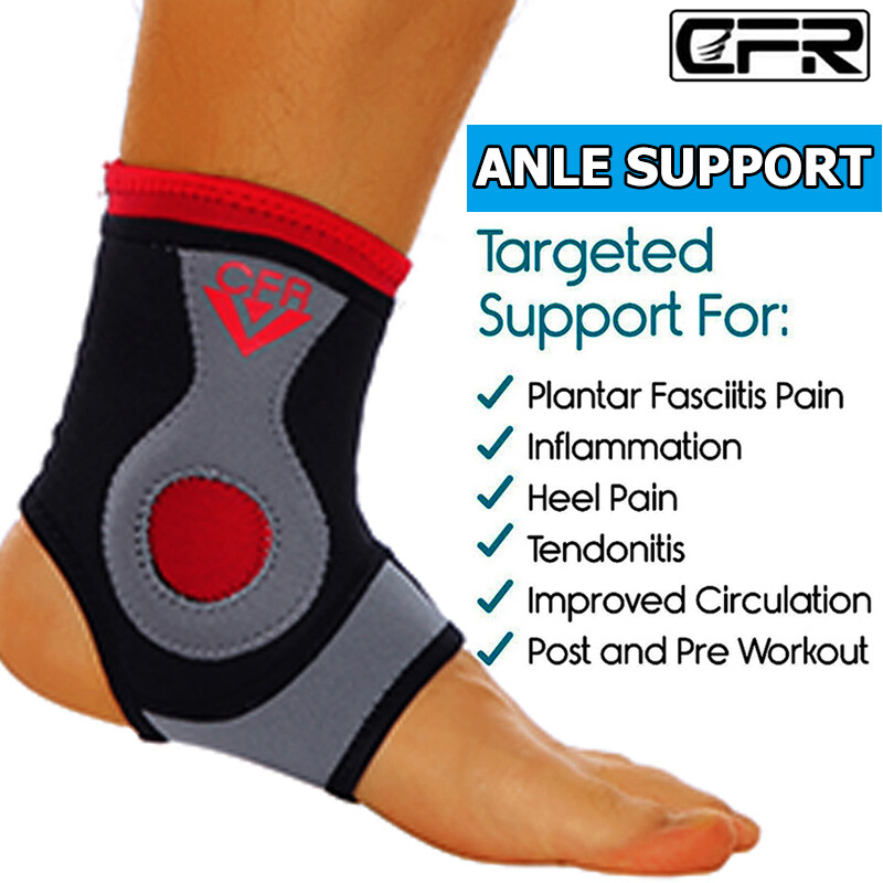 Ankle Support Arch Compression Wrap Strap Brace Plantar Fasciitis Pain Relief B