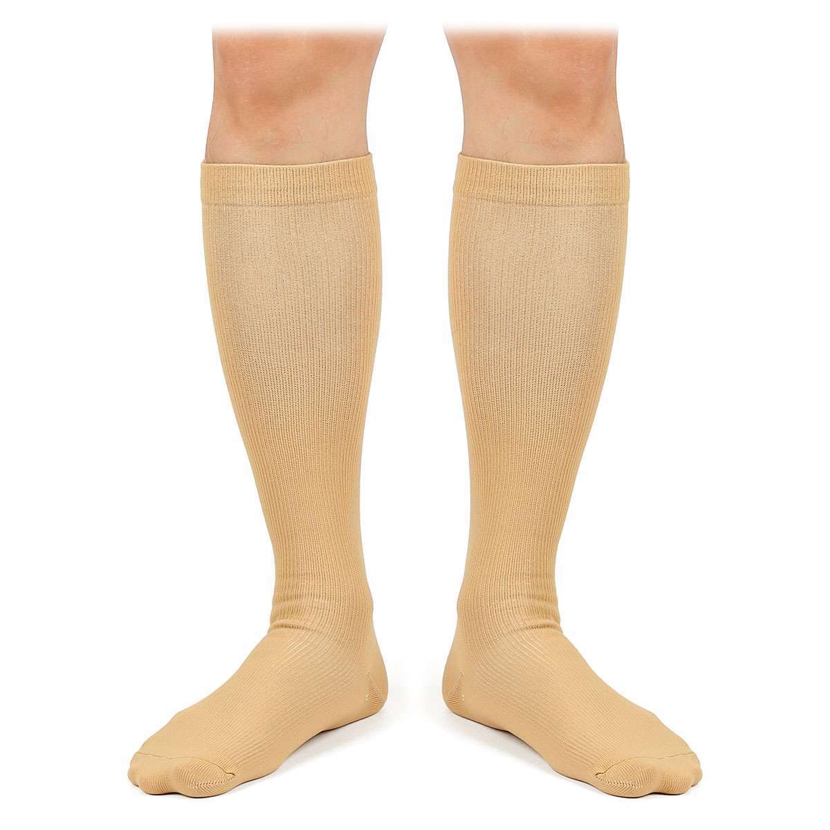 Extra Wide Plus Size Compression Socks for Women Men Calf Support S-XXL 1-5Pairs
