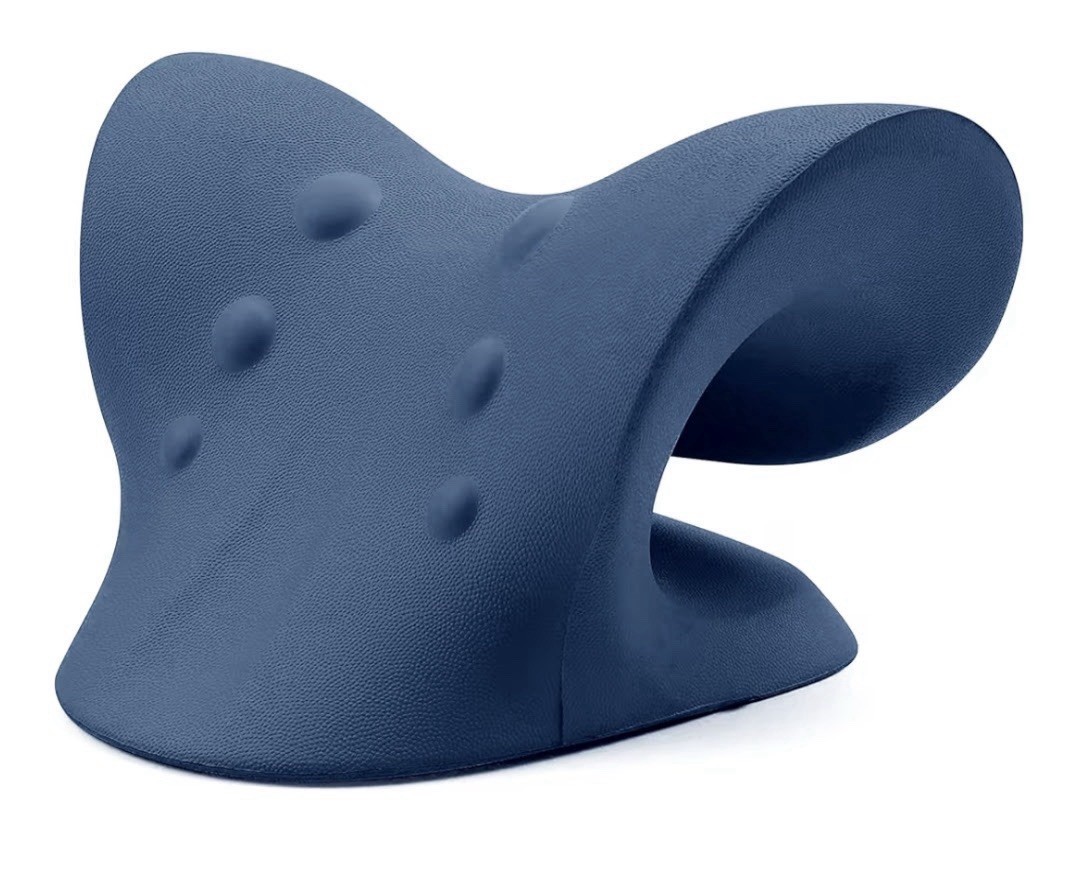 RestCooud Neck & Shoulder C-Shaped Cervical Traction Device for Pain Relief