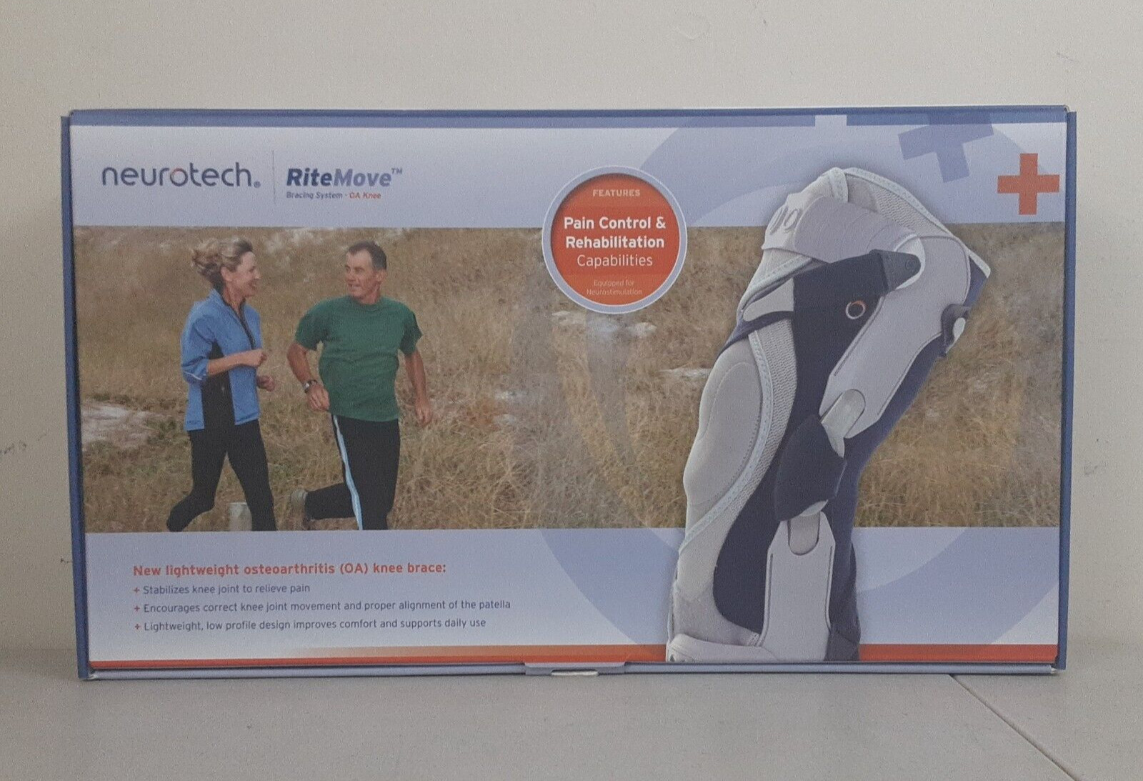 Neurotech RiteMove OA Knee Brace Right Medium Rehab TENS Compatible