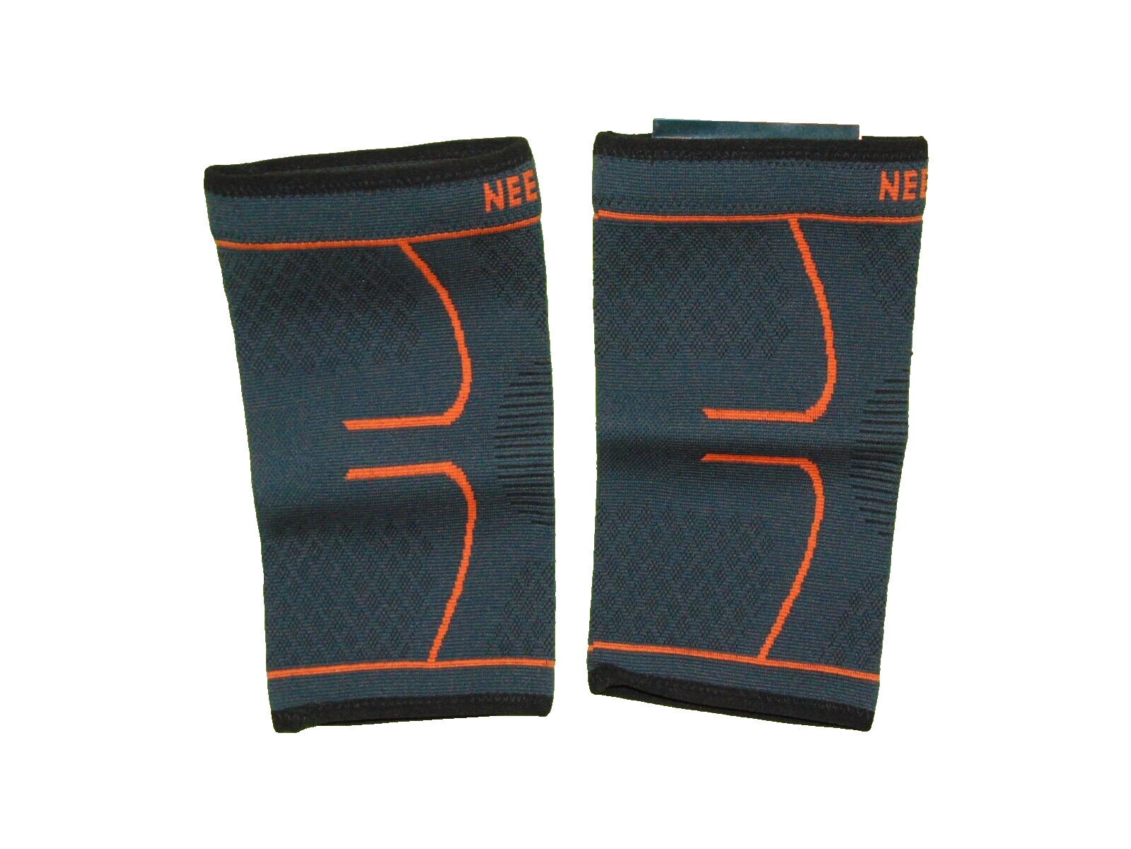 Neenca Compression Knee Sleeves Small Unisex Black Orange Set of 2 Support