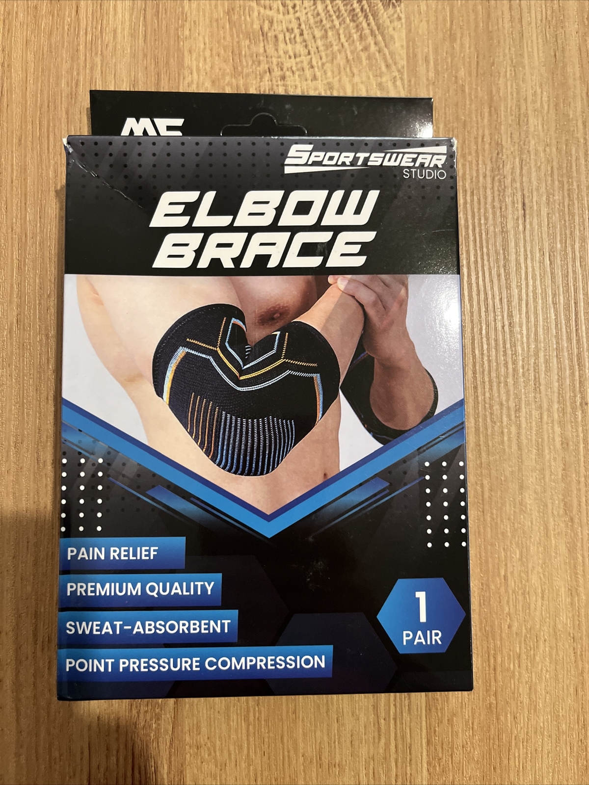 Sportswear Studio Elbow Brace Pack of 2 Anti Slip Size Large NEW
