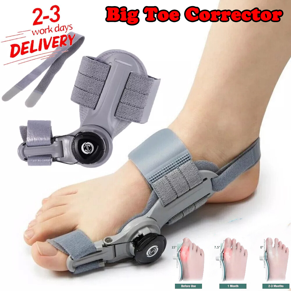 1/2PCS Hallux Valgus Pain Relief Support Big Toe Bunion Straightener Corrector