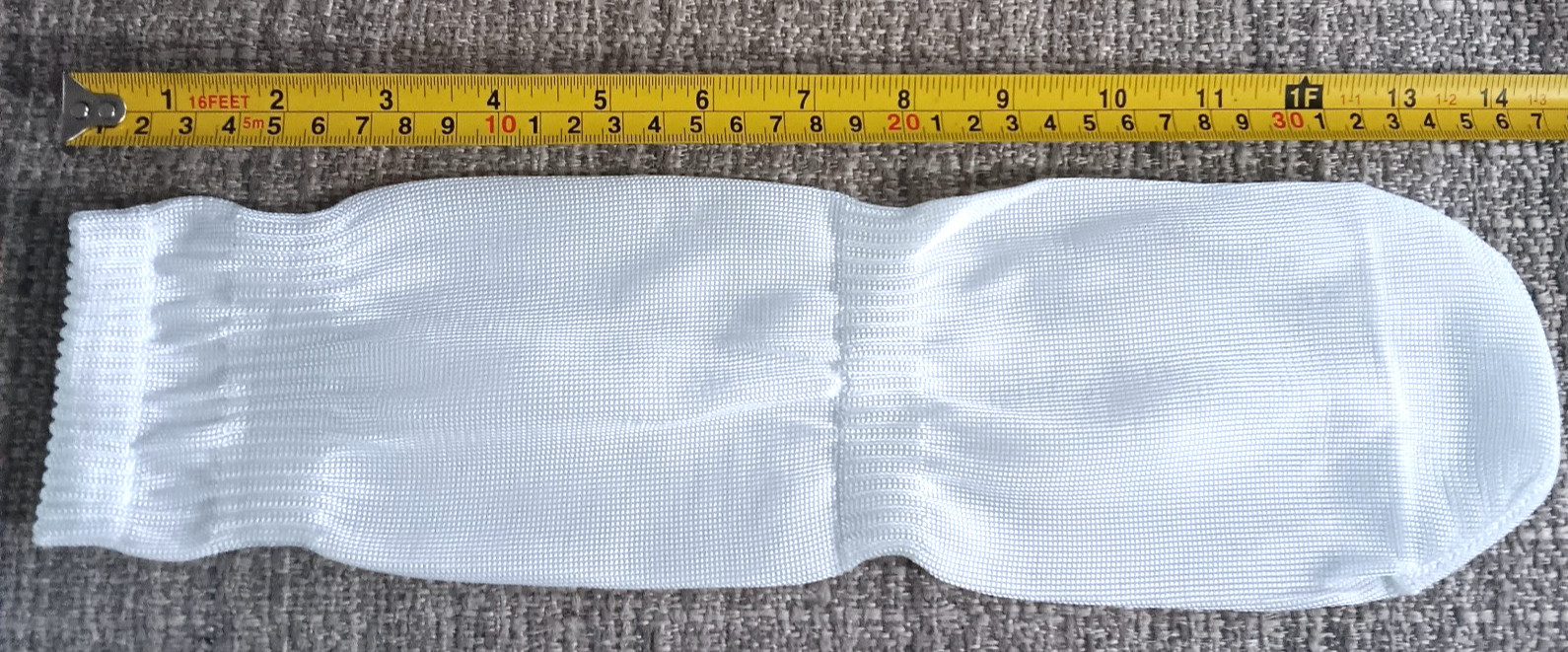 White Protective Prosthetic Sock