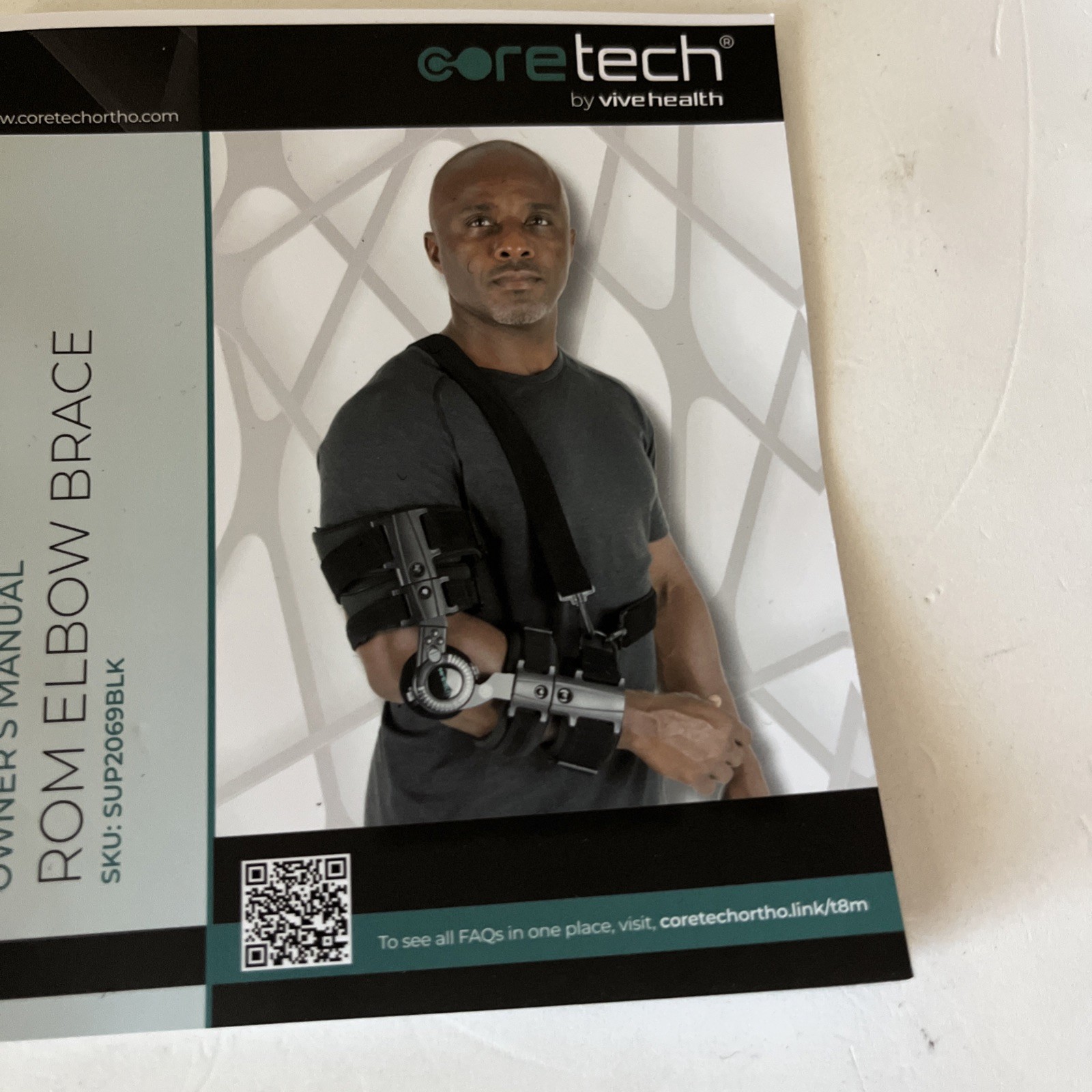 NEW CoreTech Adjustable Hinged Elbow Brace – Right- ROM Brace, Stabilizer Splint